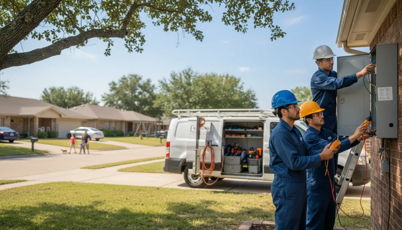 Certified electrician providing emergency electrical services in Moseley, VA